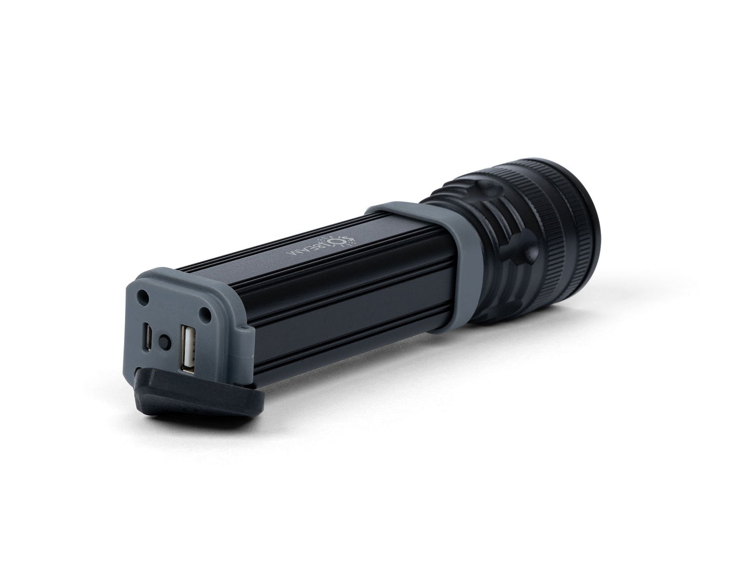 SolBeam High Powered Flashlight w/Power Bank